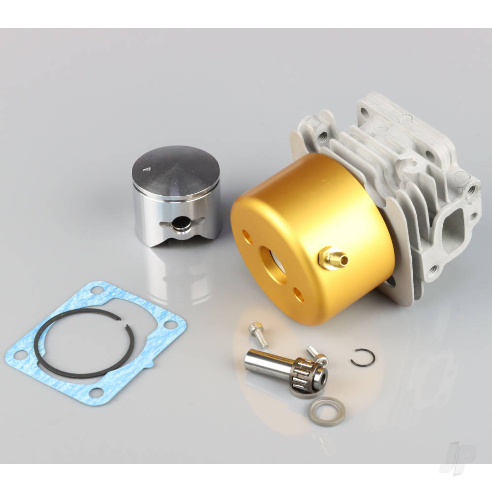 Zenoah Engine Spares Bore Up Kit (Cylinder Assembly Piston+Ring Gudgen+Clip Bearings Gasket water jacket) (for G290PUM)