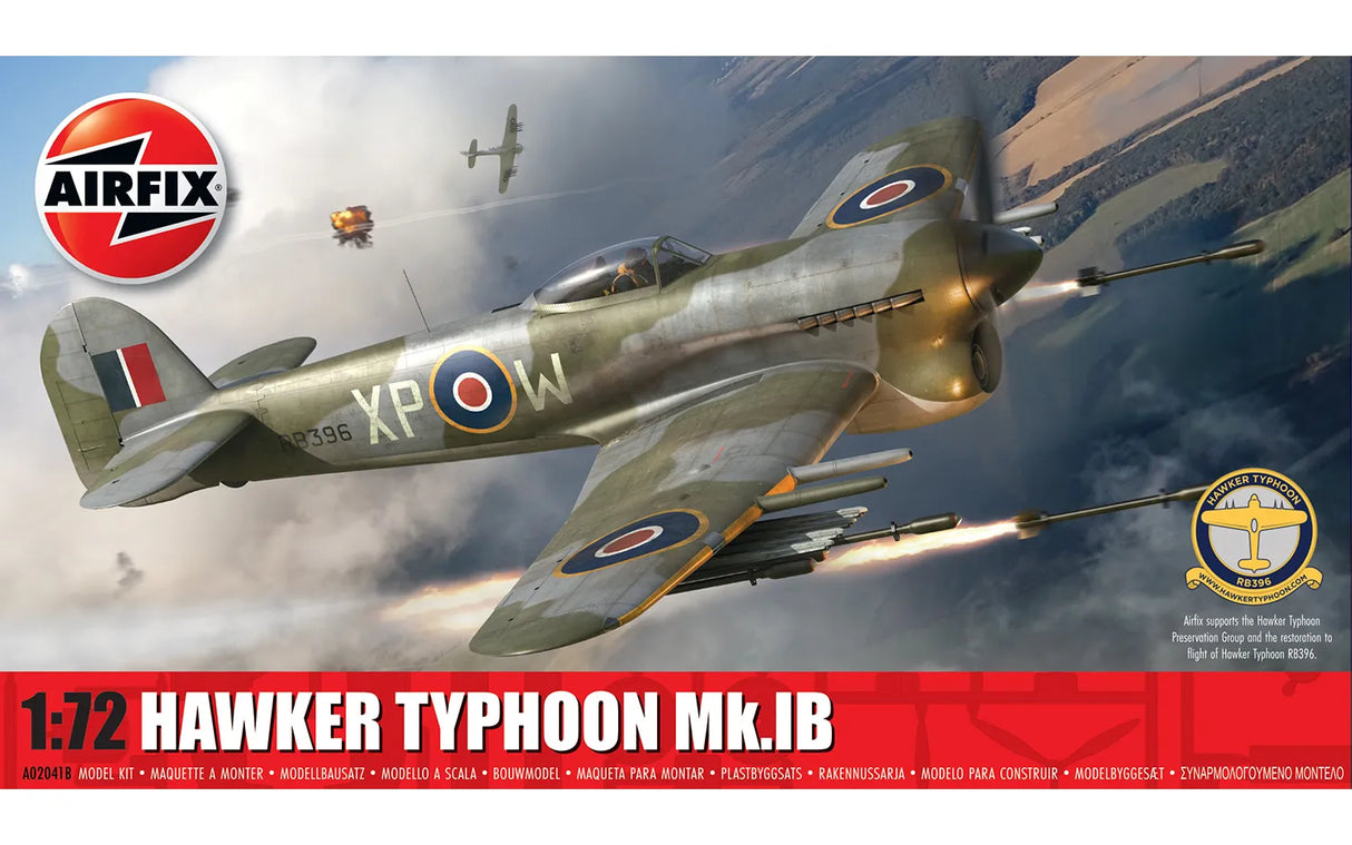 Airfix 1/72 Hawker Typhoon Mk.1B Kit A02041B