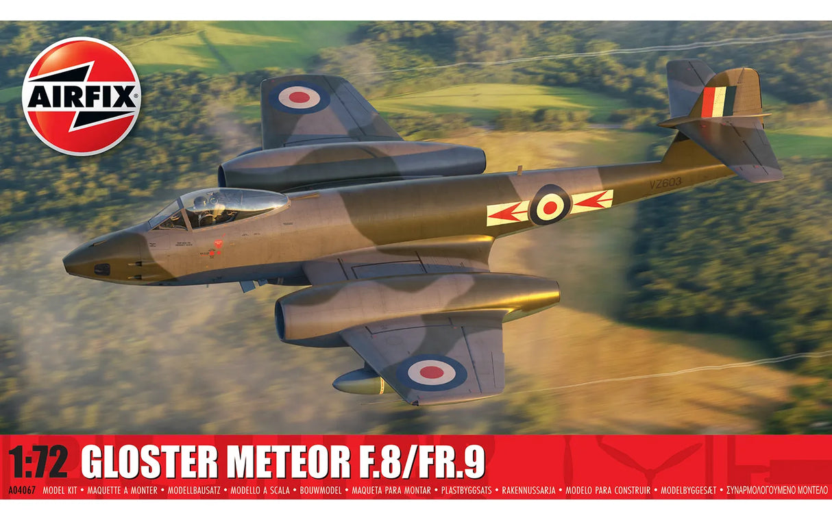 Airfix 1/72 Gloster Meteor F.8/FR.9 Kit - A04067