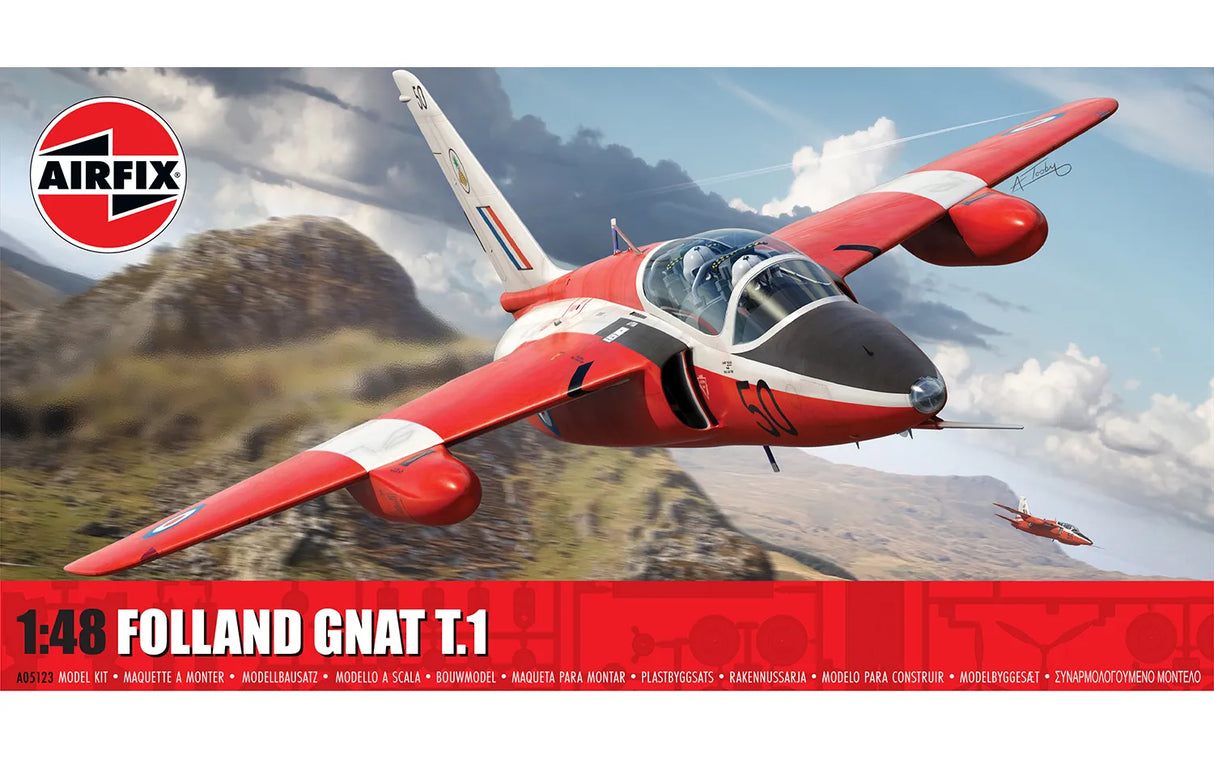 Airfix 1/48 Folland Gnat T.1 Kit A05123