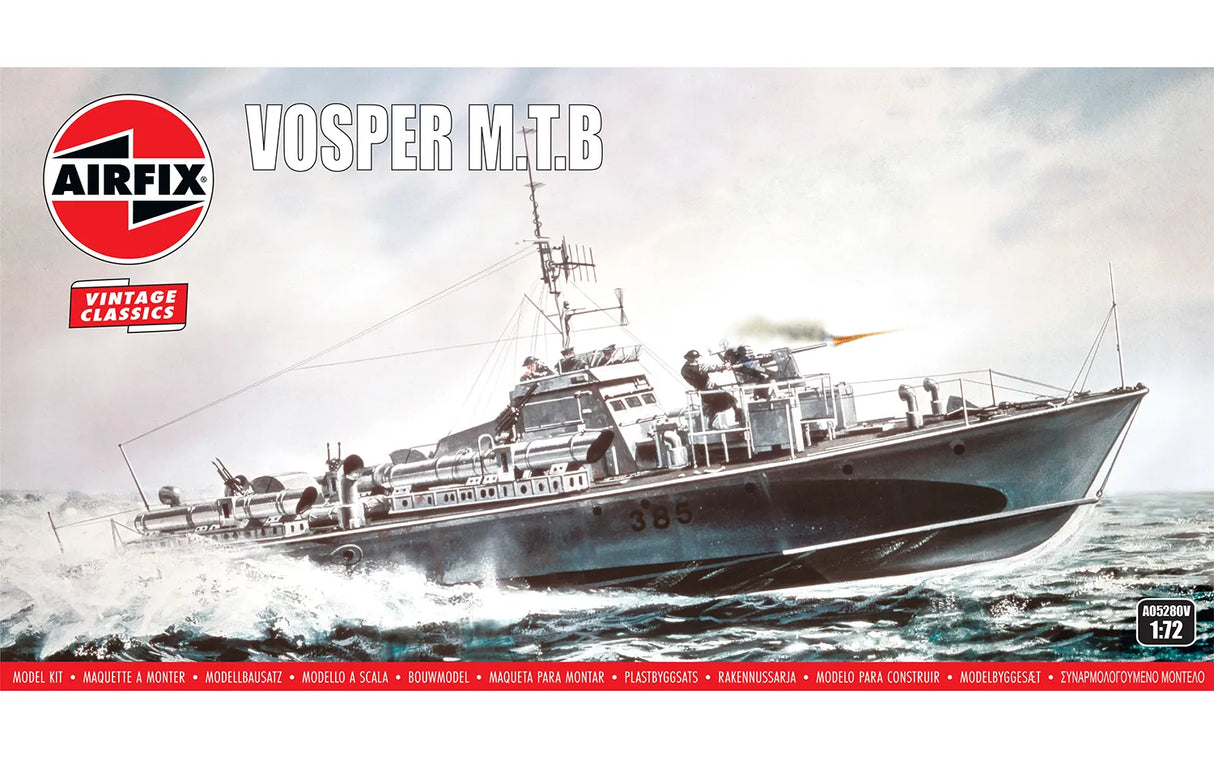 Airfix 1:72 Vosper M.T.B Motor Torpedo Bost Kit A05280V