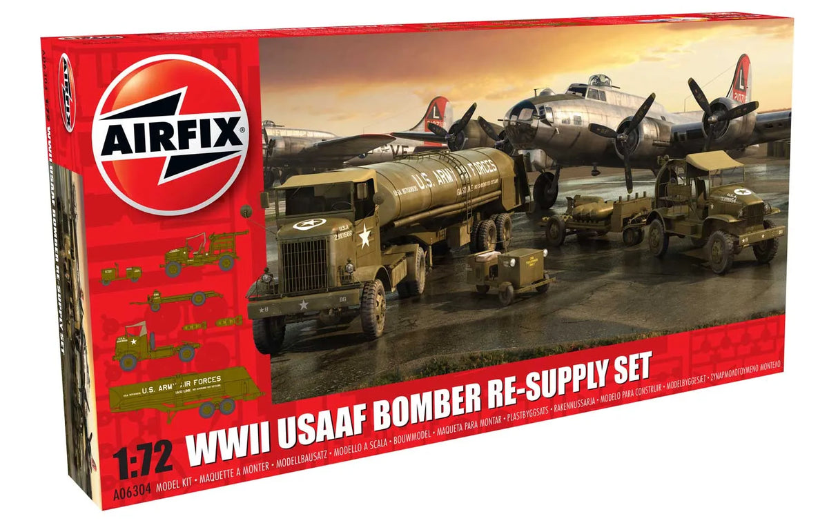 Airfix 1/72 WWII USAAF 8th Bomber Resupply Set A06304