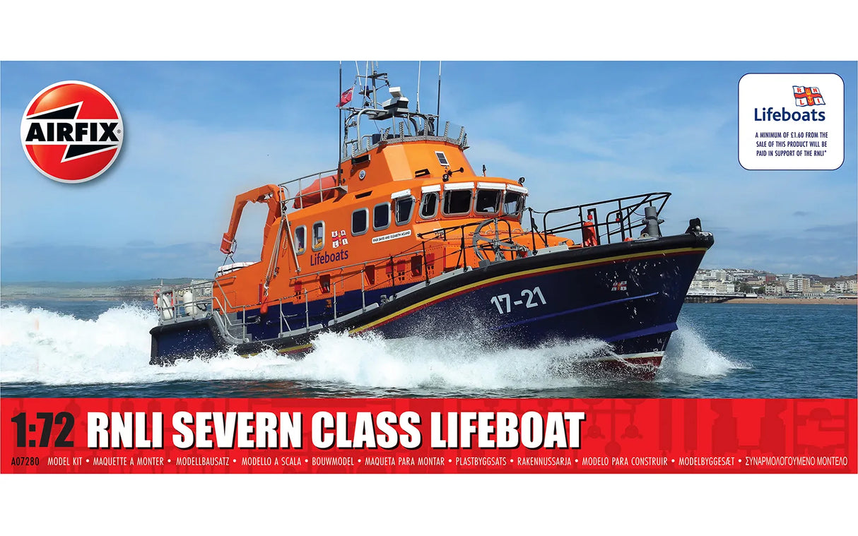 Airfix 1/72 RNLI Severn Class Lifeboat Kit - A07280