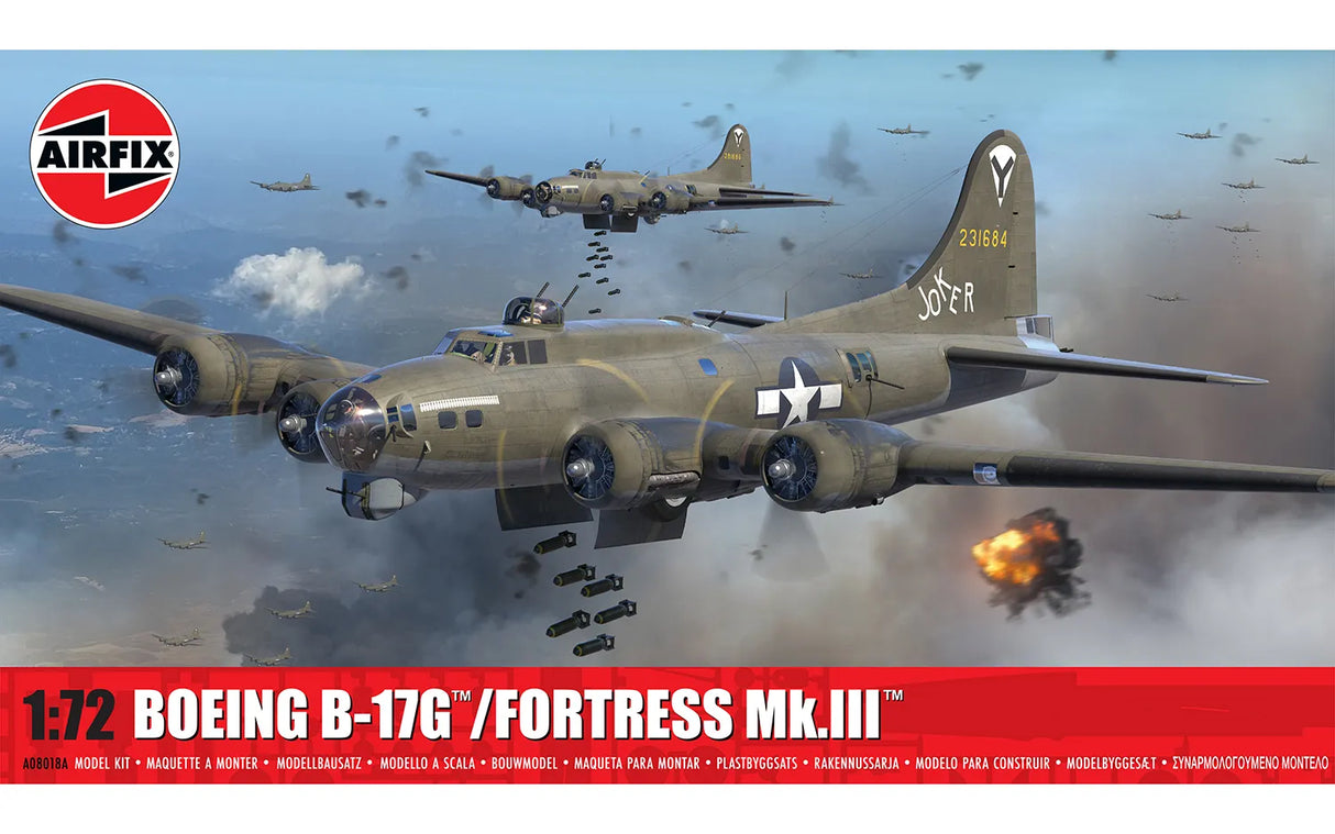 Airfix 1/72 Boeing B-17G/Fortress Mk.III Kit A08018A