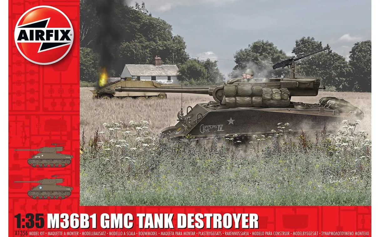 Airfix M36B1 GMC Tank Destroyer 1:35 Kit A1356