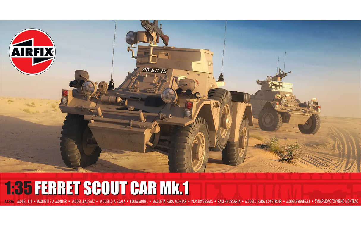 Airfix 1/35 Ferret Scout Car Mk.1 Kit  A1386