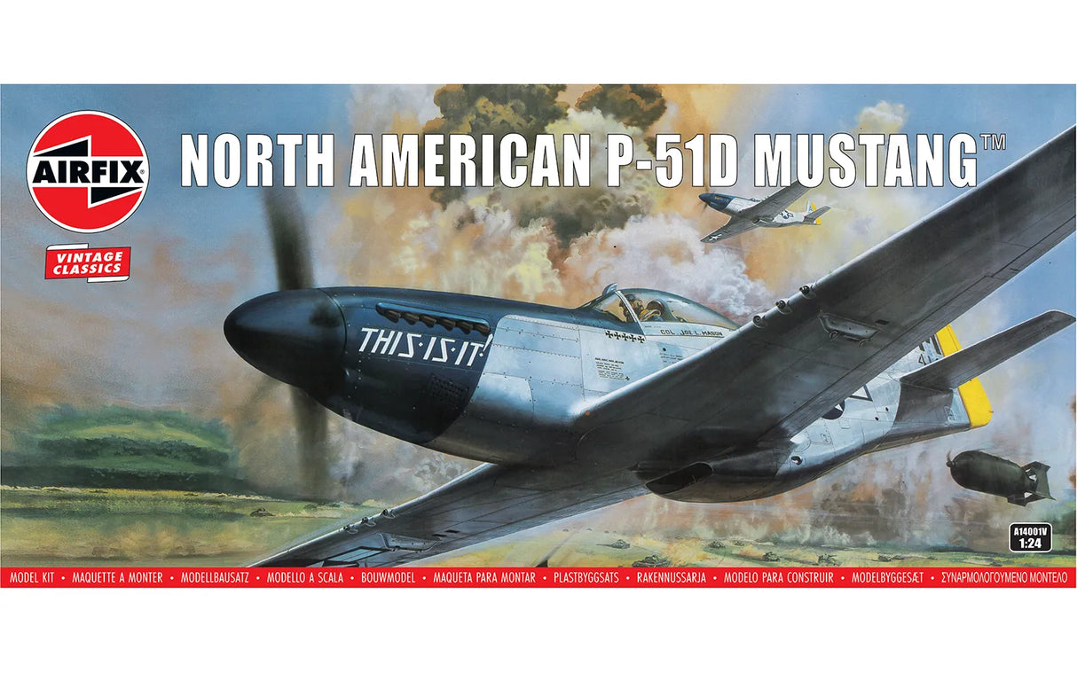 Airfix 1/24 North American F-51D Mustang A14001V