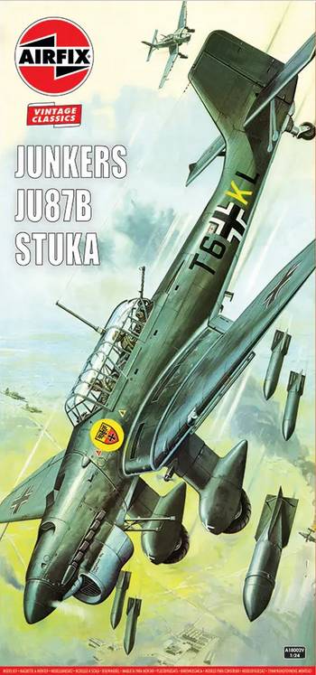 Airfix Vintage Classics 1/24 Junkers Ju87B Stuka A18002V
