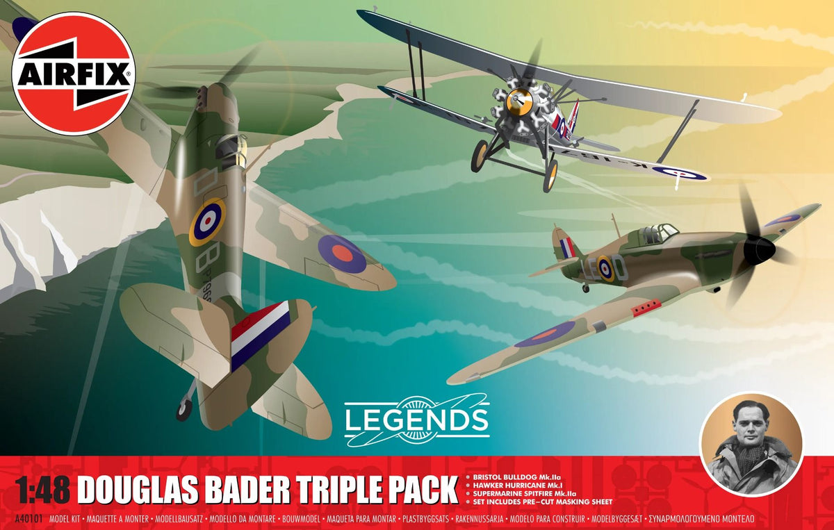 Airfix Legends - Douglas Bader - Triple Pack 1:48 Scale A40101