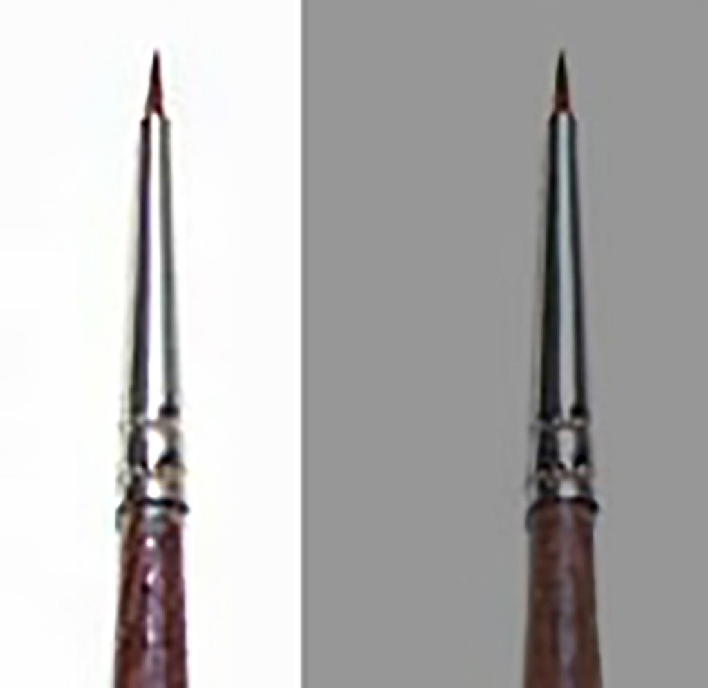 ITALERI 0/10 Syn Round Brush With Brown Tip