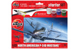 Airfix 1:72 North American P-51D Mustang Starter Set A55013