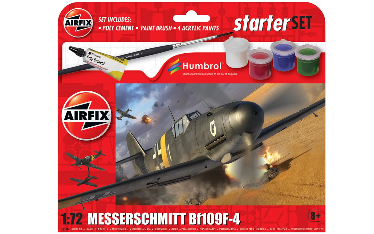 Airfix 55014 Starter Set - Messerschmitt Bf109F-4