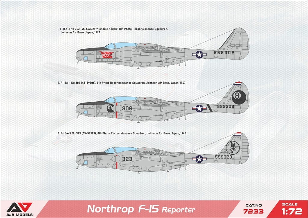 A&A Models 1/72 Northrop F-15 Reporter Kit AA7233