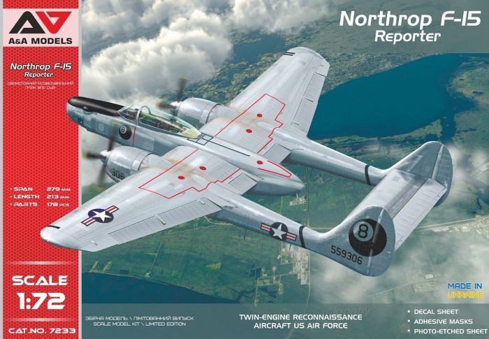 A&A Models 1/72 Northrop F-15 Reporter Kit AA7233