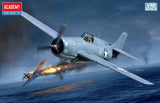 Academy 1/48 Grumman USN F4F-4 Wildcat (Battle of Midway) kit 12355