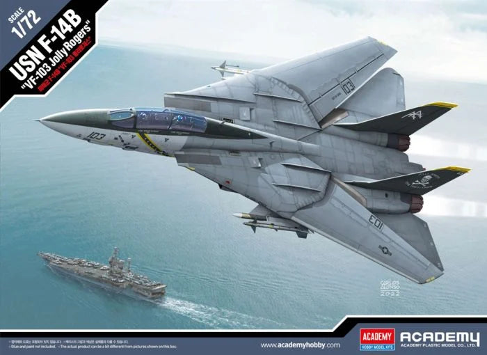 Academy 1/72 USN F-14B VF-103 Jolly Rogers 12578