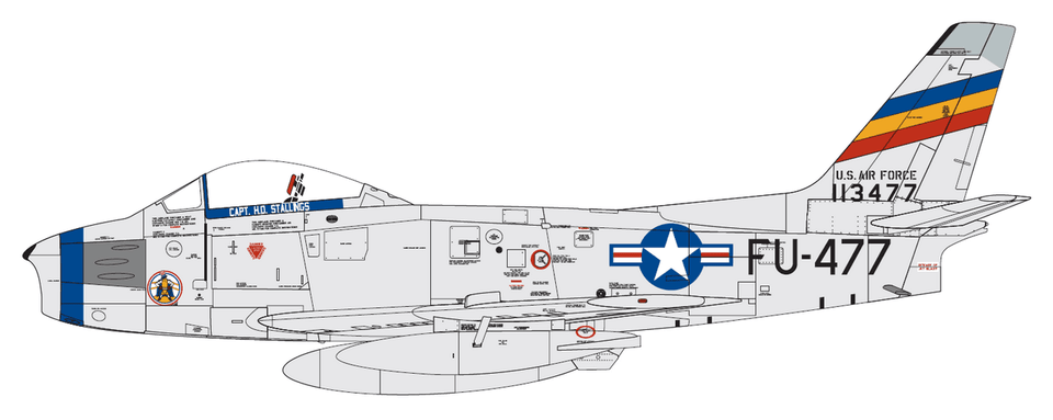 Airfix 1/48 North American F-86F Sabre Model Kit A08111