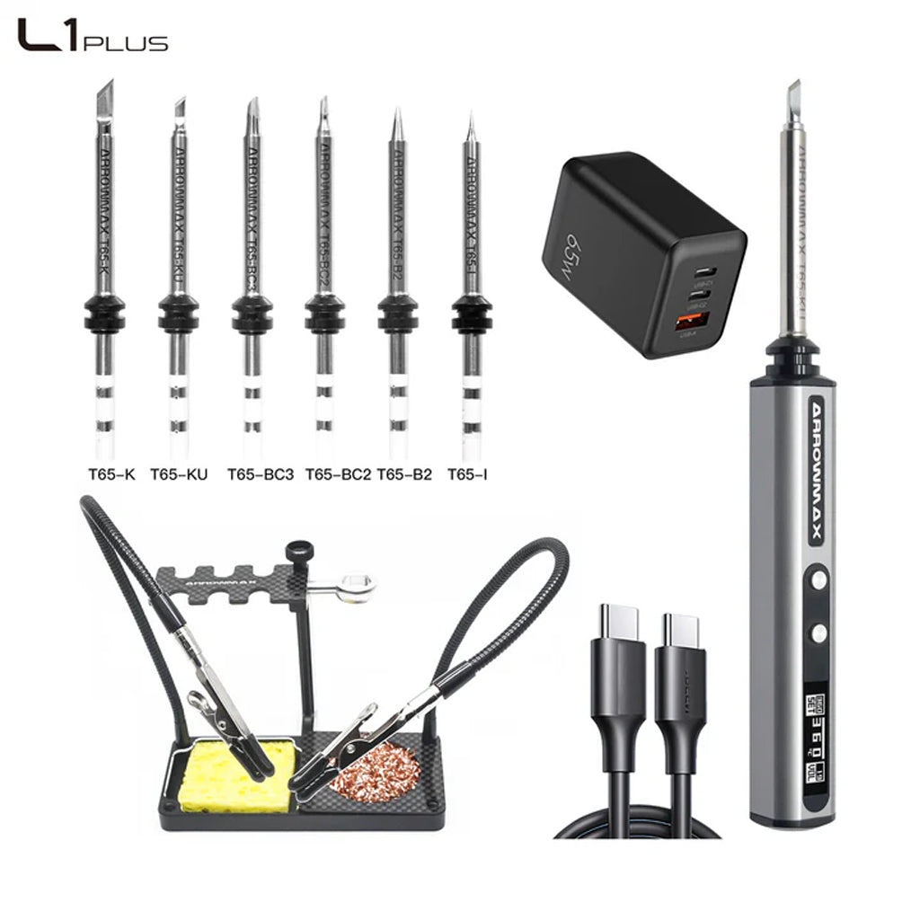 L1 PLUS Soldering Iron Set with Alu Bracket