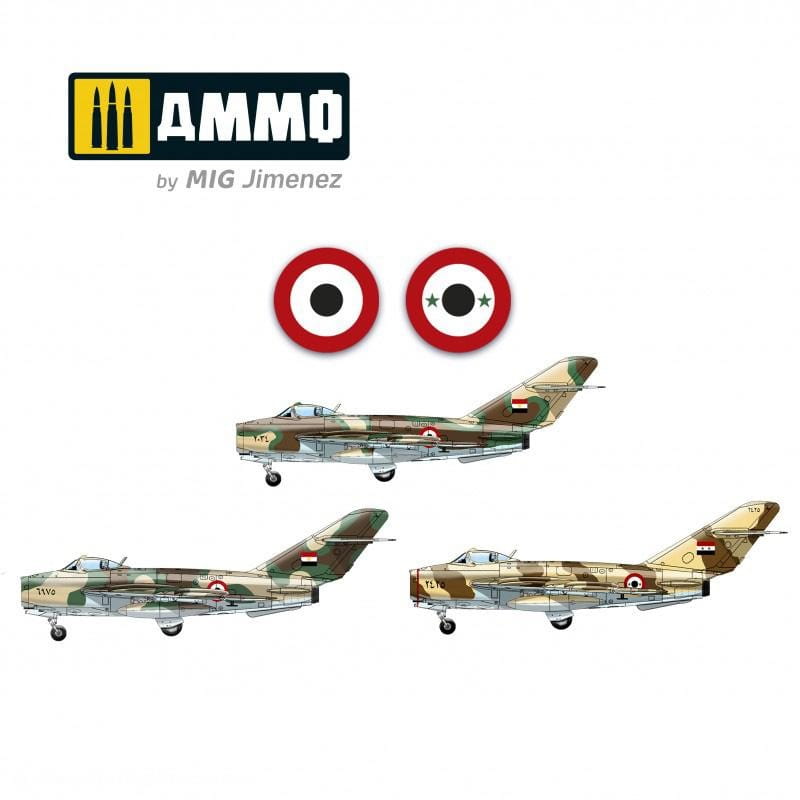 Ammo 1/48 MiG-17F Fresci C Egypt-Syria MIG8511