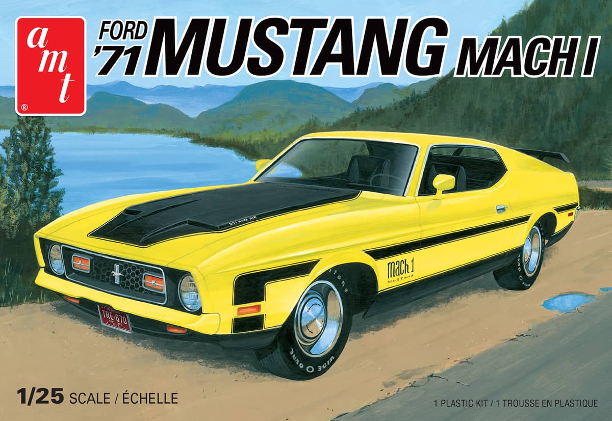 AMT 1/25 1971 Ford Mustang Mach I Model Kit AMT1262