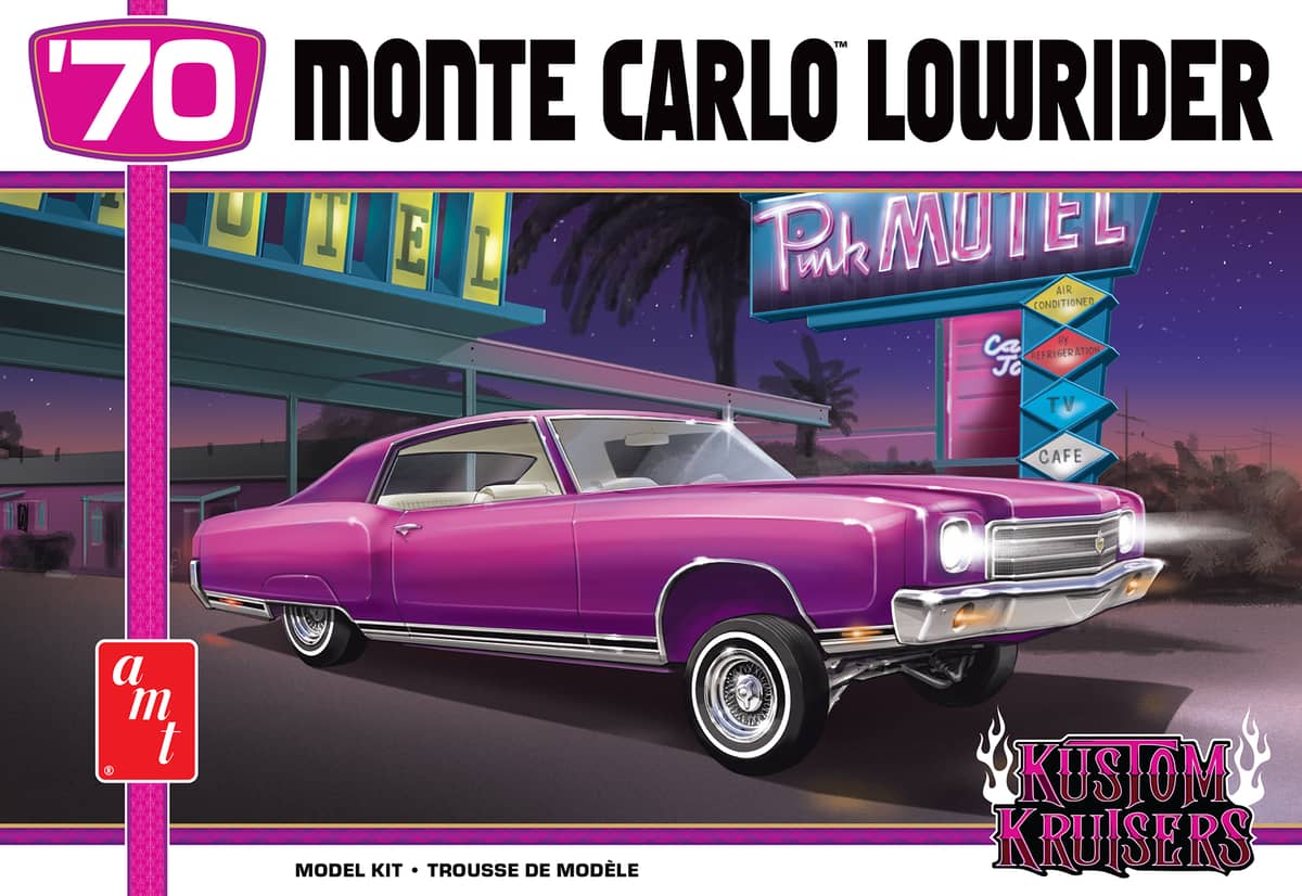 AMT 1/25 1970 Chevy Monte Carlo Lowrider Kustom Kruisers Model Kit AMT1458