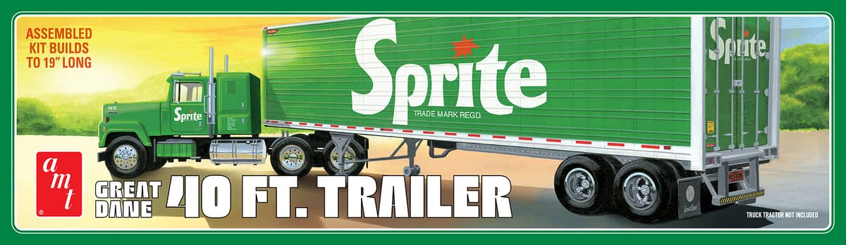 AMT 1/25 Great Dane Dry Goods Trailer Sprite Kit AMT1467