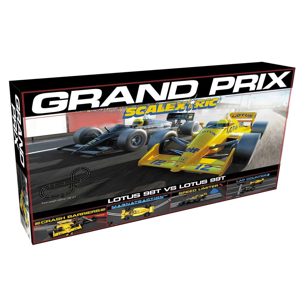 Scalextric 1980s Grand Prix Race Set -  Lotus 98T vs Lotus 99T C1432M