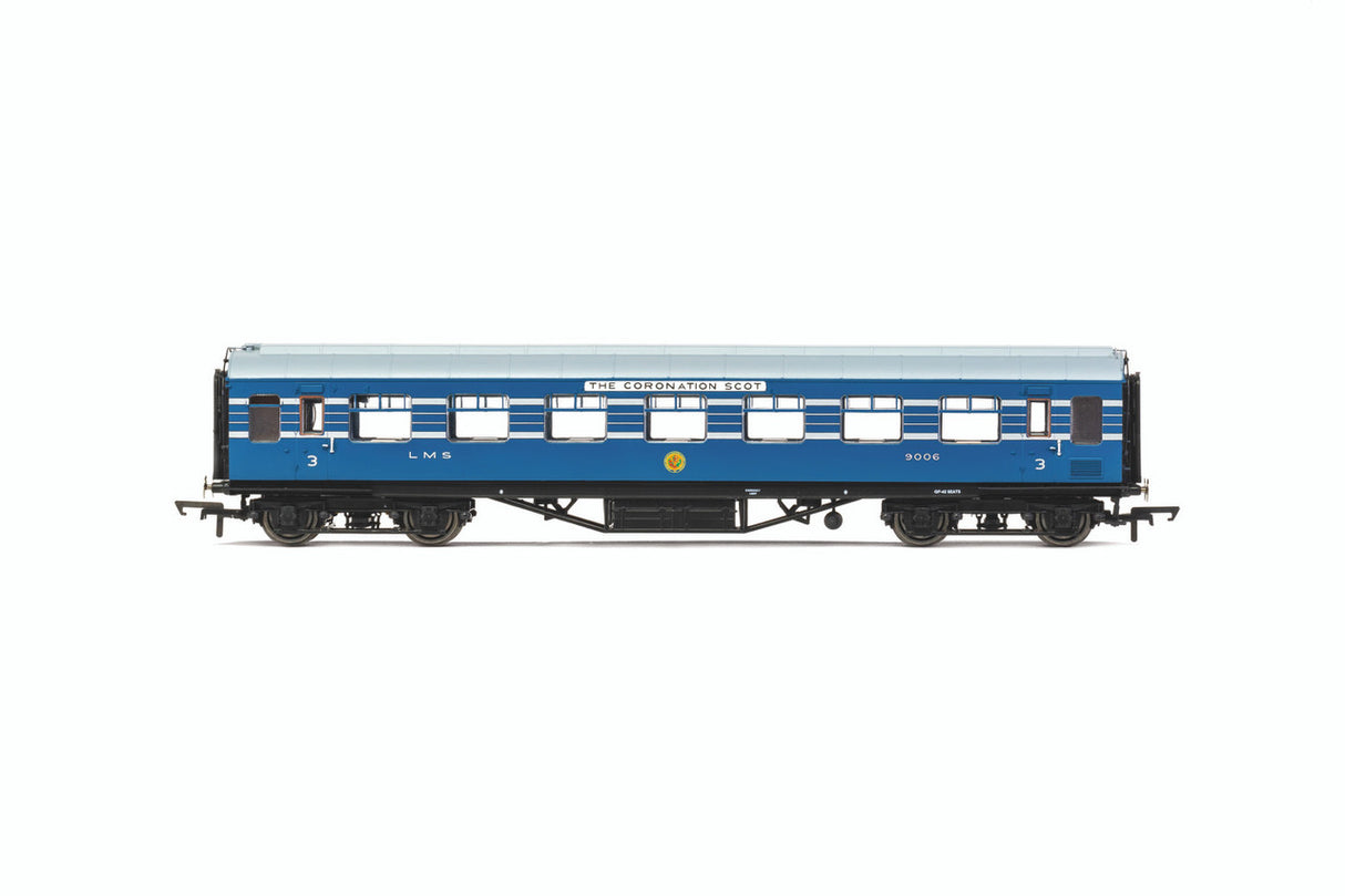 Hornby LMS Stanier D1981 Coronation Scot 57 RTO 9006 - Era 3 R40056B