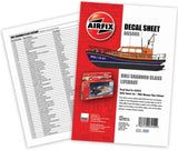 Airfix 1/72 RNLI Shannon Class Lifeboat - Decal Sheet # 65005