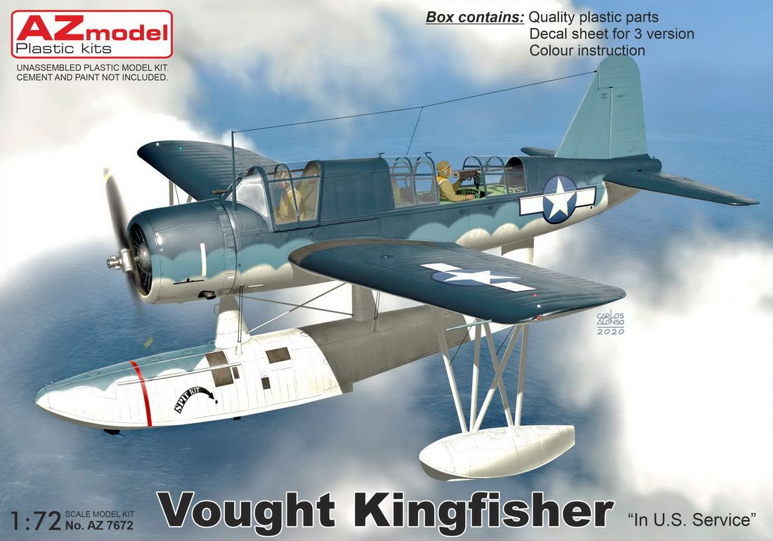 AZ Model 1/72 Vought Kingfisher In US Service # 7672