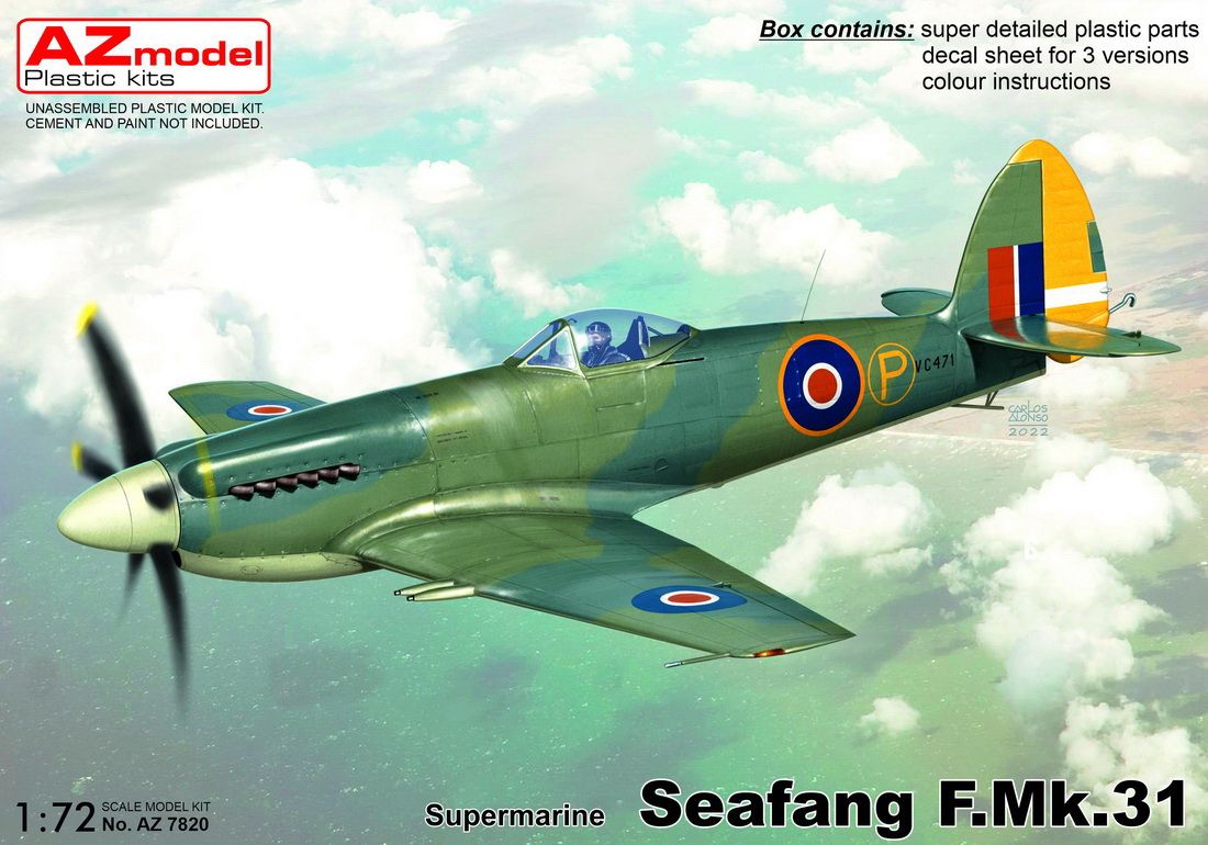 AZ Model 1/72 Supermarine Seafang F Mk31 7820