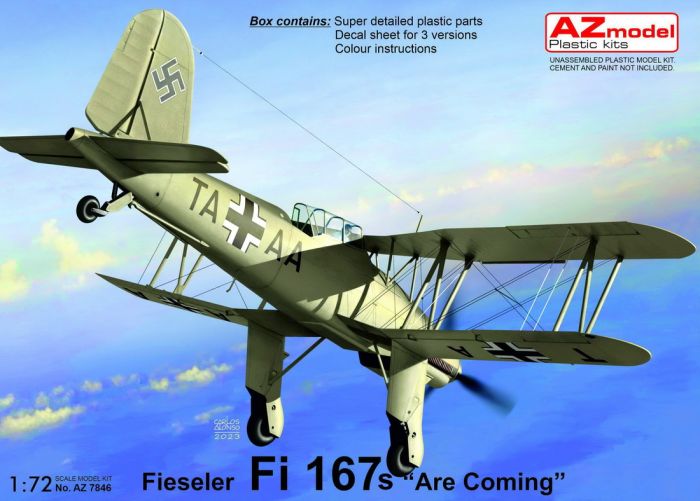 AZ Model 1/72 Fieseler Fi-167s Are Coming 7846