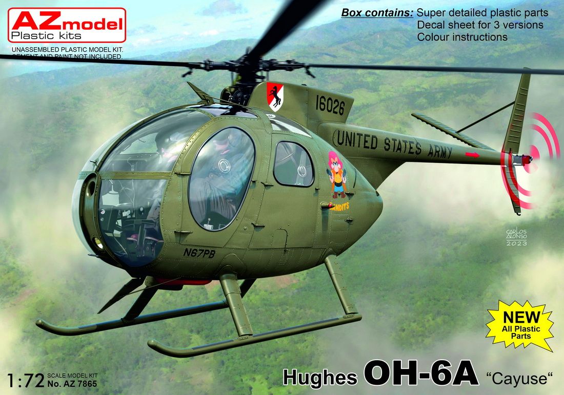 AZ Model 7865 1/72 Hughes OH-6 Cayuse