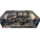 Bburago 1/43 Red Bull F1 Racing World Max Verstappen Champion Set of 4 models