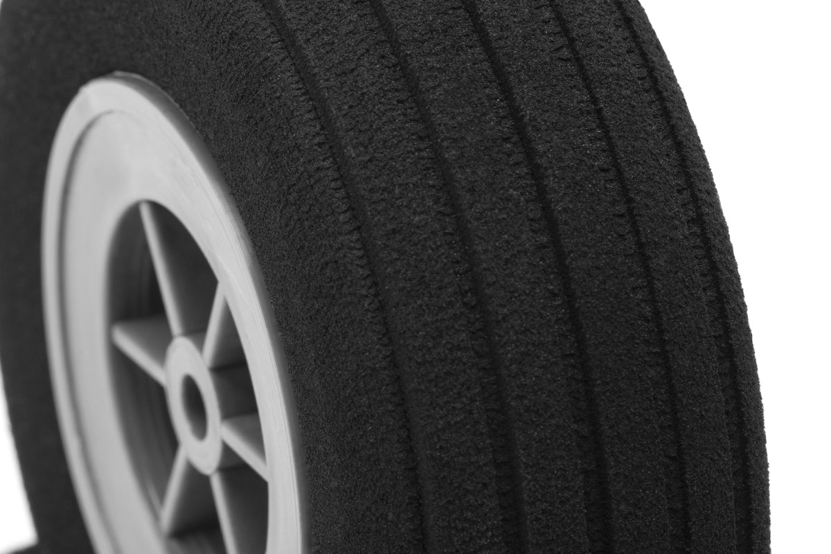 Kavan Foam rubber wheels Deluxe 73mm with tread grooves -pair