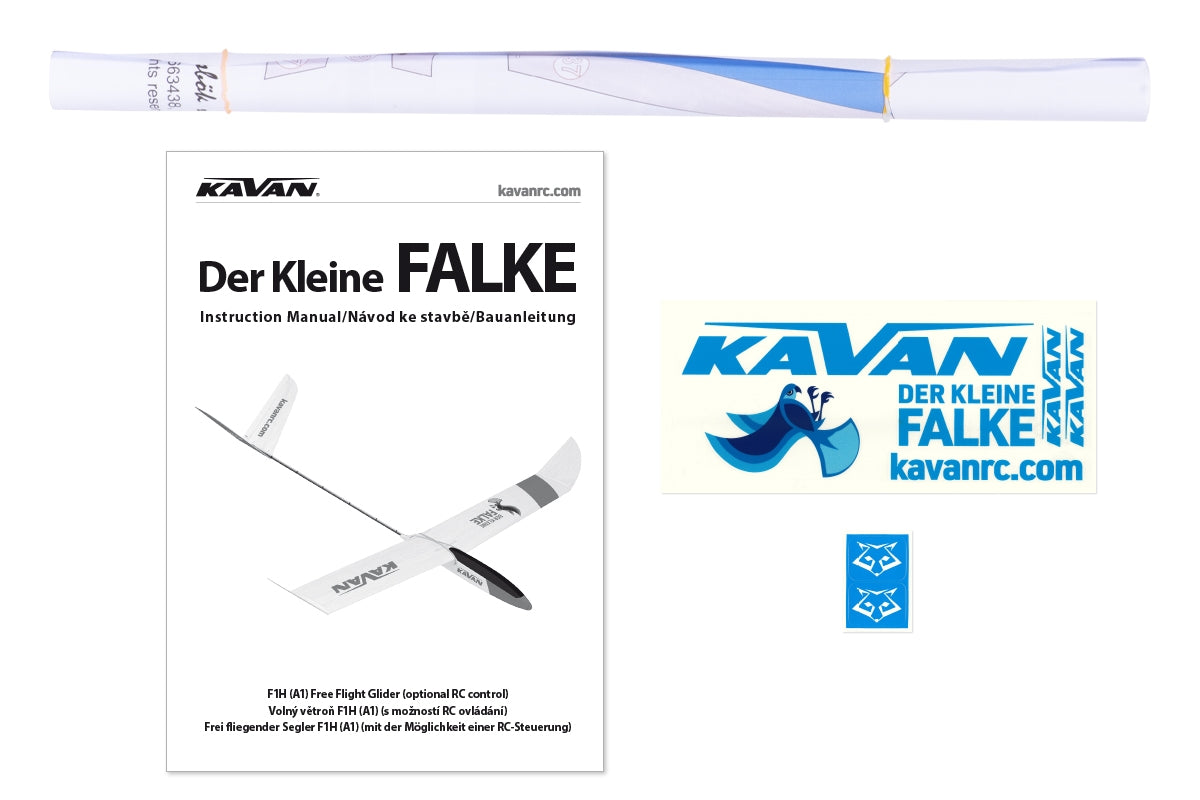 Kavan Der kleine Falke A1 (F1H) glider 1240mm Kit