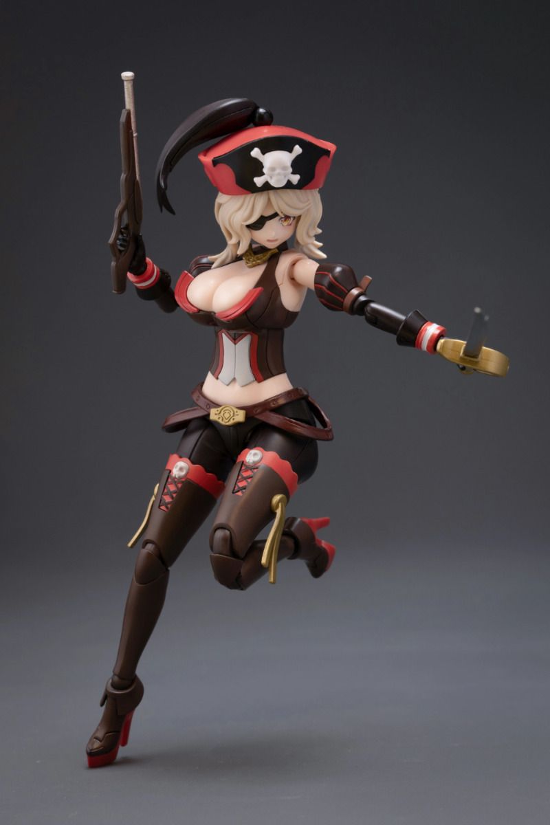 Border Model 1/12 Pirate Captain Queen Anne - Snap Fit Kit BA-003