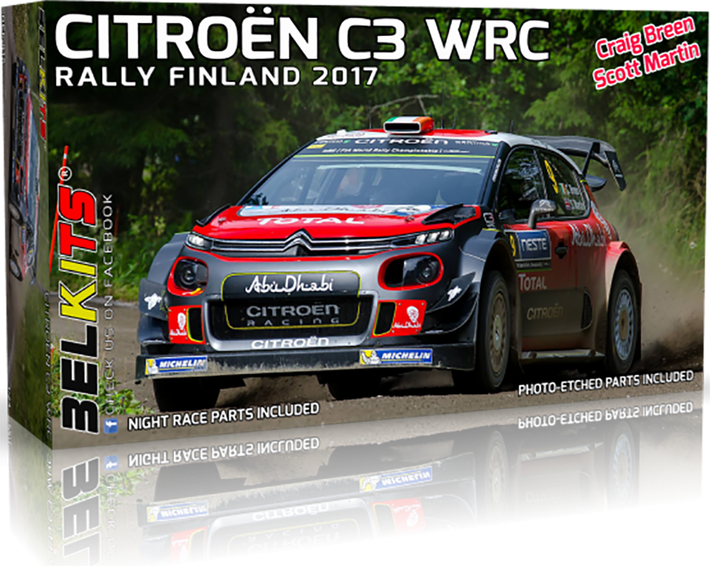 Belkits Citroen C3 Wrc Finland Rally 2017