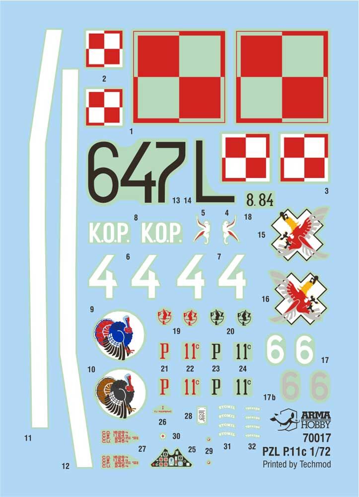 Arma Hobby 1/72 PZL P.11c Kresy 70017