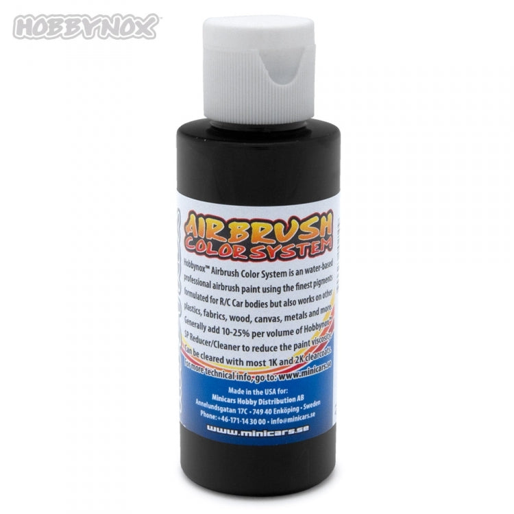 Hobbynox Airbrush Paint - Solid Black 60ml