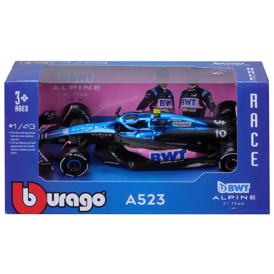 Bburago 1/43 BWT Alpine A523 No10(2023)Pierre Gasly 18-60039PG