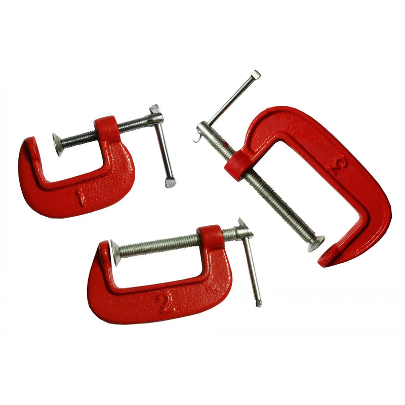 C-clamps set small (1/2 & 3 inch)