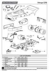 Scalextric Mirage GR8 1975 LeMans Winner-Special Edition C4443
