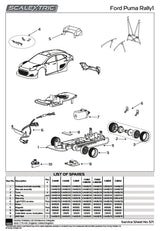 Scalextric Ford Puma WRC – Sebastien Loeb 2022 #19 C4448