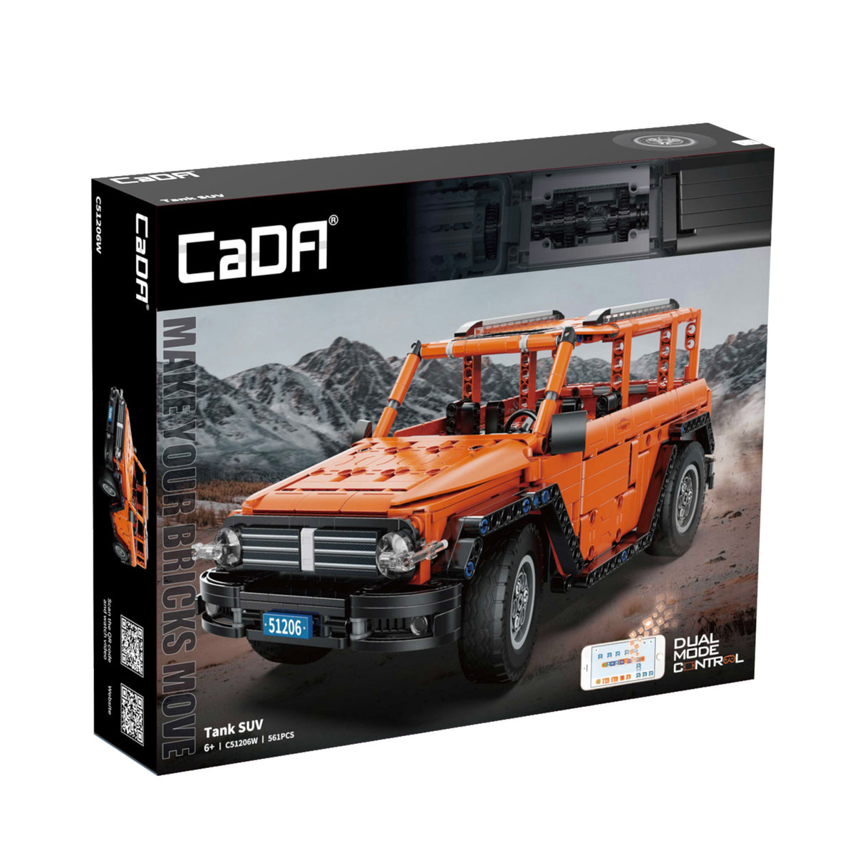 CaDA Tank SUV RC - 561 pcs C51206W