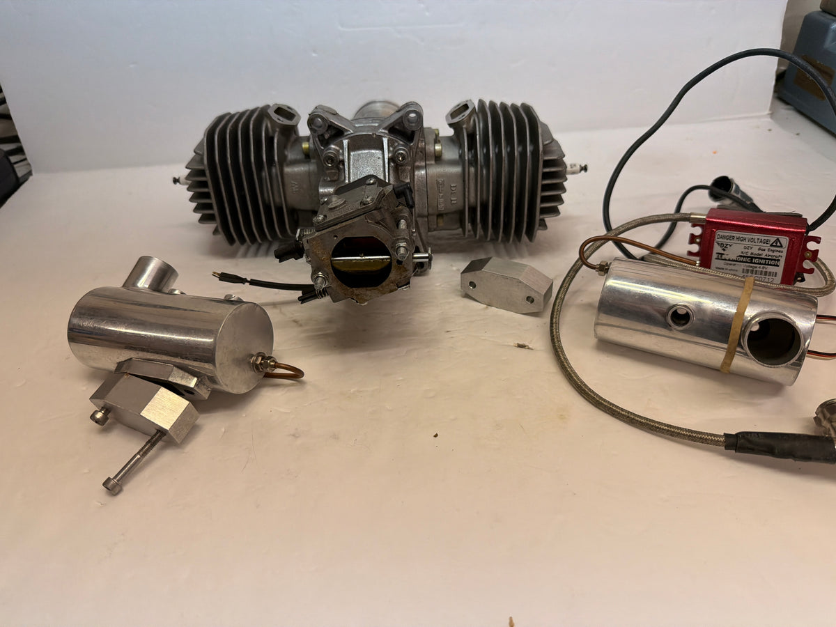 3W 140 twin-cylinder petrol 2 -Stroke Petrol Engine R/C Aircraft Engine – Second hand