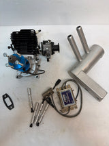 CRRC Pro THOR 45 2-Stroke Petrol rear pitts style muffler Engine R/C Aircraft Engine – Second hand