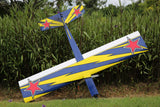 OMPHOBBY Challenger 49inch Balsa Model - IC version - Blue/White/Yellow