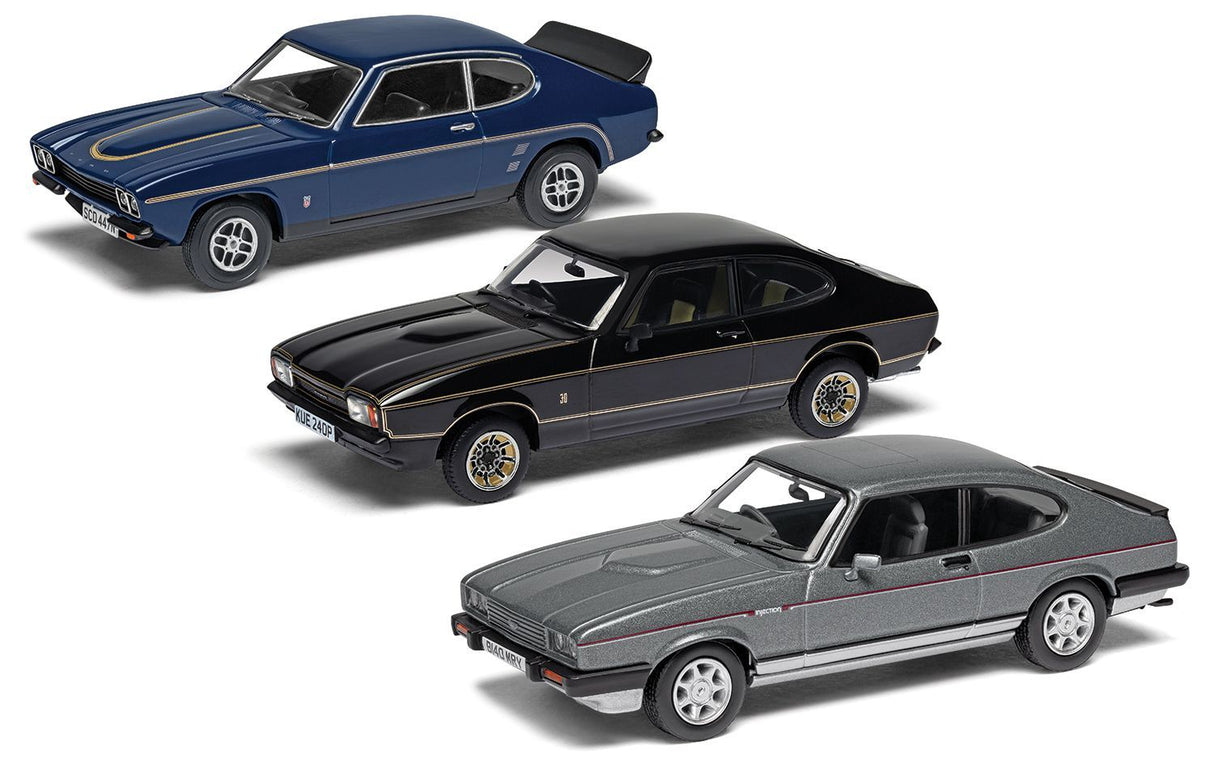 Corgi Vanguards Ford Capri Sporting Trilogy Collection  1:43 VC01302