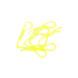 Body Clip 1/8 - Fluorescent Yellow (6)
